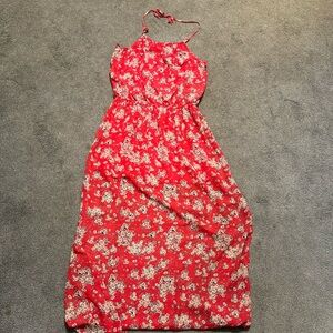 Pink Rose maxi dress